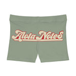 Alota Note$ Garmentry Women's Boy Shorts (AOP) -DGMGR Seamoss