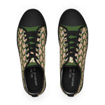 Alota Note$ Garmentry >$ Icon Pattern Men's Low Top Sneakers - DGMGR Hunter