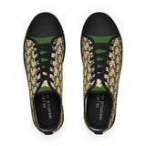 Alota Note$ Garmentry >$ Icon Pattern Men's Low Top Sneakers - DGMGR Hunter