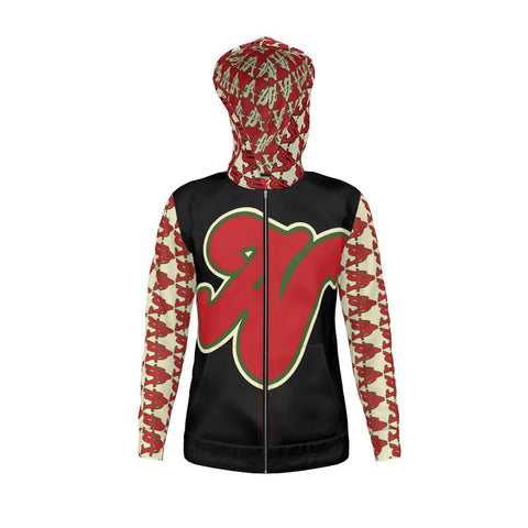 ALOTA NOTES LETTERMARK MONOGRAM ZIP HOODIE 'Don't Get Mad Get Rich' Colorway