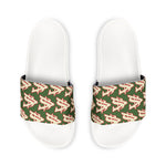 Alota Note$ Garmentry ‘>$’ Icon Pattern Women's Slide Sandals - DGMGR Forest