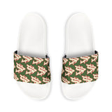 Alota Note$ Garmentry ‘>$’ Icon Pattern Women's Slide Sandals - DGMGR Forest