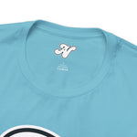 Alota Note$ Garmentry White Lettermark/Wordmark Combo Logo x Dollar Sign Icon Unisex Jersey Short Sleeve Tee