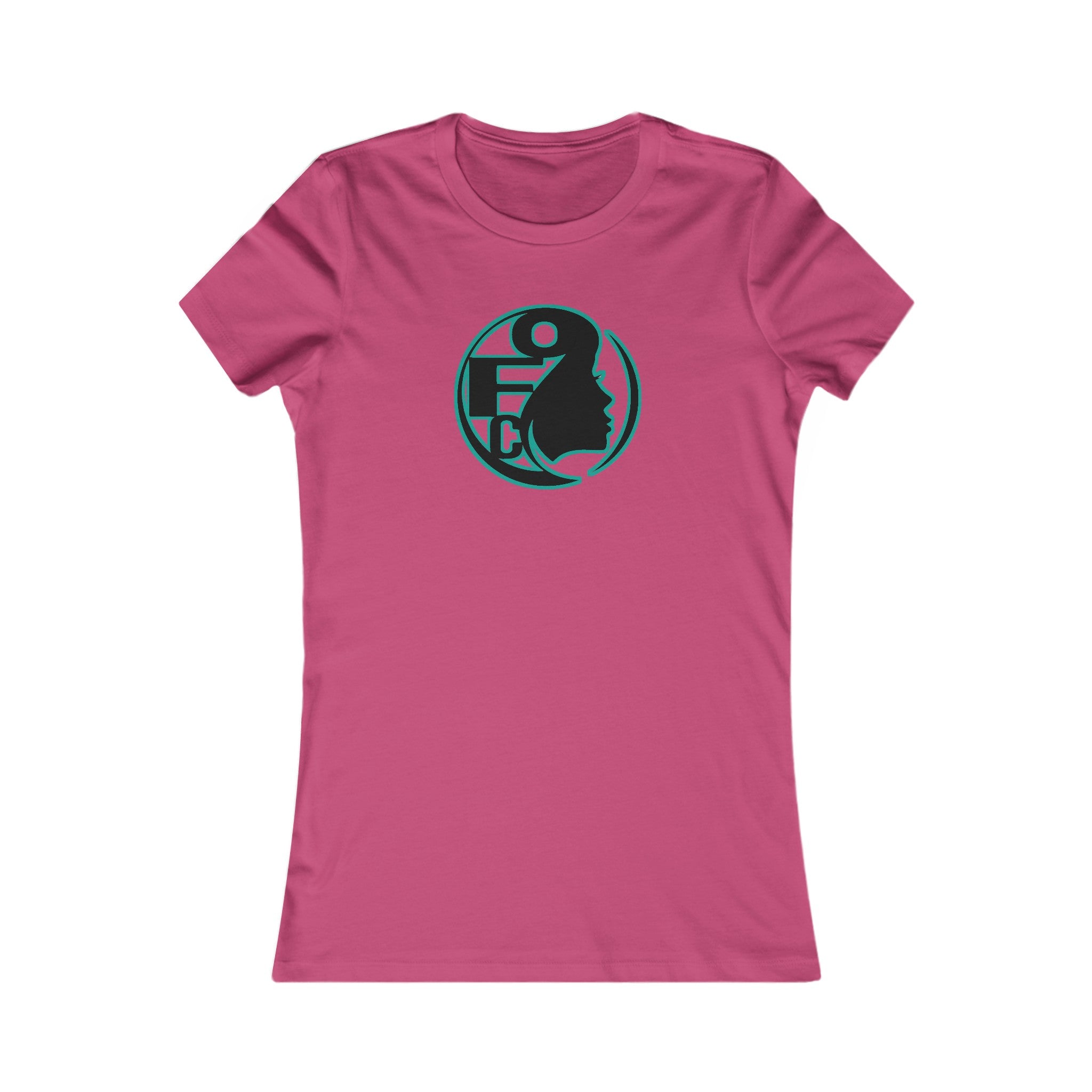 On Fleek Cosmetics Women's Favorite Tee - teal logo