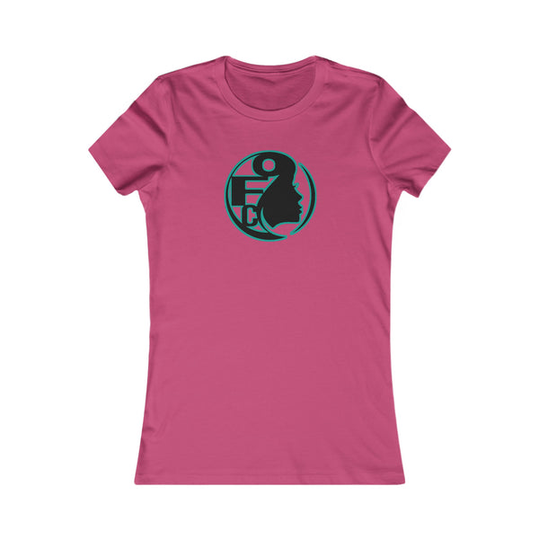 On Fleek Cosmetics Women's Favorite Tee - teal logo