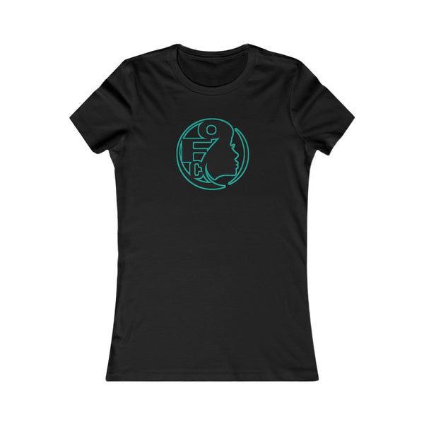 On Fleek Cosmetics Women's Favorite Tee - teal logo