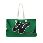 Alota Note$ Garmentry Lettermark Weekender Bag-Kelly Green