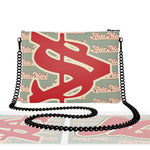 Alota Note$ Lettermark-Icon Crossbody Bag DGMGR Seamoss