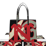 Alota Note$ Garmentry Monogram Leather Tote Bag