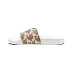 Alota Note$ Garmentry ‘>$’ Icon Pattern Women's Slide Sandals - DGMGR Oatmeal