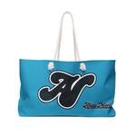 Alota Note$ Garmentry Lettermark Weekender Bag-Teal