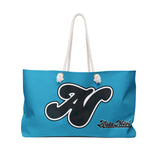 Alota Note$ Garmentry Lettermark Weekender Bag-Teal