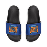 Gotham City Legends Men's PU Slide Sandals-Royal/Orange/Royal