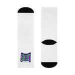 Gotham City Legends Cushioned Crew Socks - White/Purple/Teal