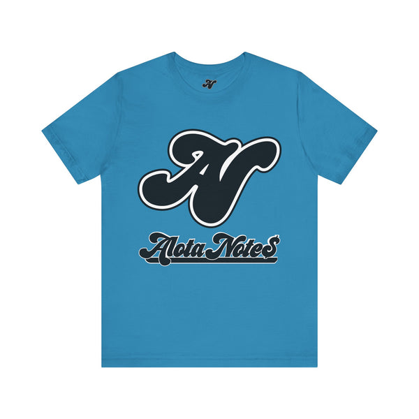 Alota Note$ Garmentry Lettermark-Wordmark Unisex Jersey Short Sleeve Tee