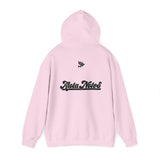 Alota Note$ Garmentry Black Lettermark x Wordmark Unisex Heavy Blend™ Hooded Sweatshirt (13 colors)