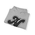 Alota Note$ Garmentry Black Lettermark x Wordmark Unisex Heavy Blend™ Hooded Sweatshirt (13 colors)