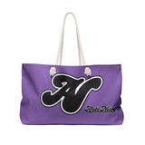 Alota Note$ Garmentry Lettermark Weekender Bag-Lavender