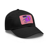 On Fleek Clothing 'WindyHair' Logo Dad Hat with Leather Patch