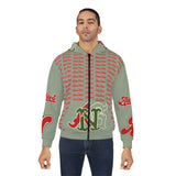 Alota Note$ Garmentry Unisex Zip Hoodie (AOP) - DGMGR Seamoss