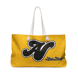 Alota Note$ Garmentry Lettermark Weekender Bag-Yellow