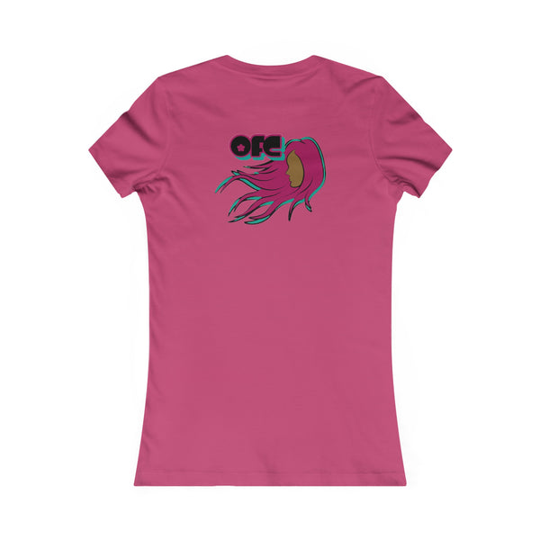 On Fleek Cosmetics Women's Favorite Tee - teal logo