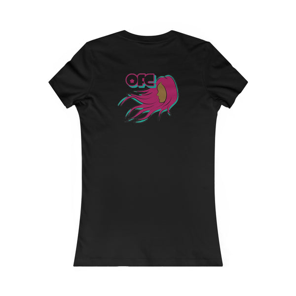 On Fleek Cosmetics Women's Favorite Tee - teal logo