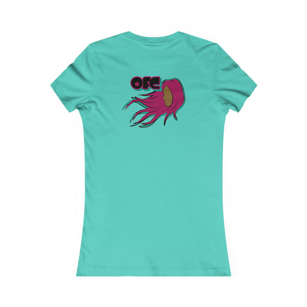 On Fleek Cosmetics Women's Favorite Tee - teal logo