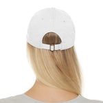 On Fleek Clothing 'WindyHair' Logo Dad Hat with Leather Patch