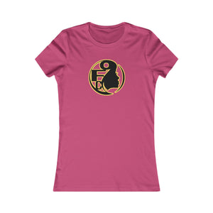 On Fleek Cosmetics Women's Favorite Tee - yellow logo