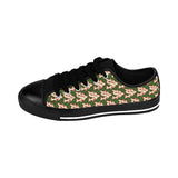 Alota Note$ Garmentry ‘>$’ Icon Pattern Women's Low Top Sneakers - DGMGR Forest