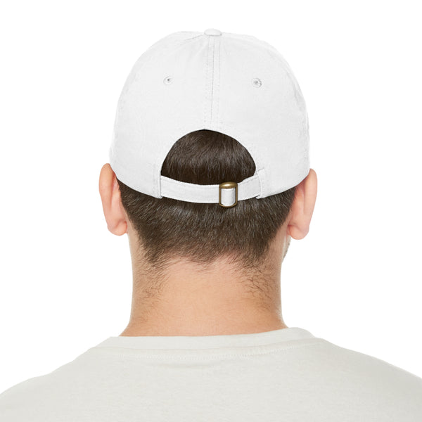 On Fleek Clothing 'WindyHair' Logo Dad Hat with Leather Patch