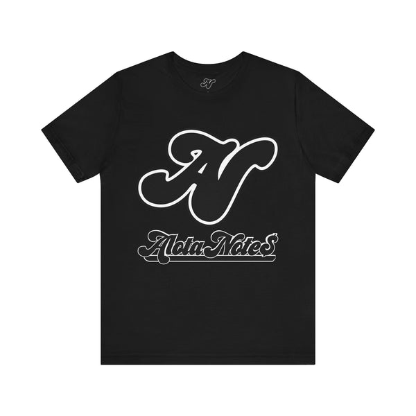 Alota Note$ Garmentry Lettermark-Wordmark Unisex Jersey Short Sleeve Tee