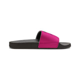 On Fleek Cosmetics Women's PU Slide Sandals-hot pink/hot pink