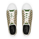 Alota Note$ Garmentry >$ Icon Pattern Men's Low Top Sneakers - DGMGR Hunter