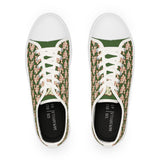 Alota Note$ Garmentry >$ Icon Pattern Men's Low Top Sneakers - DGMGR Hunter