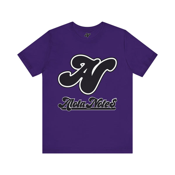 Alota Note$ Garmentry Lettermark-Wordmark Unisex Jersey Short Sleeve Tee