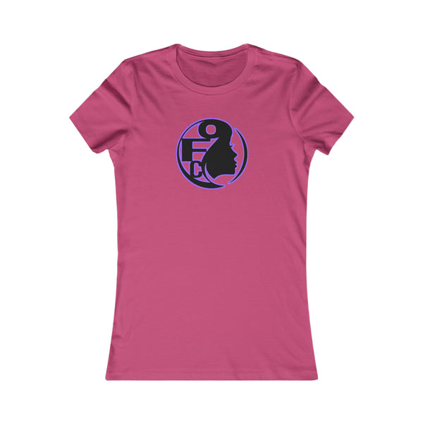 On Fleek Cosmetics Women's Favorite Tee - purple logo