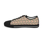 Alota Note$ Garmentry >$ Icon Pattern Men's Low Top Sneakers - DGMGR Seamoss