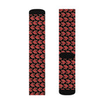 Alota Note$ Garmentry Dollar Sign Icon Pattern Sublimation Socks - Dont Get Mad Get Rich Colorway1