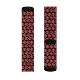 Alota Note$ Garmentry Dollar Sign Icon Pattern Sublimation Socks - Dont Get Mad Get Rich Colorway1