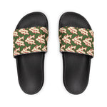 Alota Note$ Garmentry ‘>$’ Icon Pattern Men's Slide Sandals - DGMGR Forest