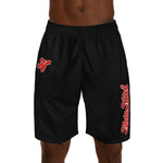 Alota Note$ Garmentry Men's Jogger Shorts (AOP) - DGMGR Black