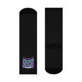 Gotham City Legends Cushioned Crew Socks - Black/Purple/Teal