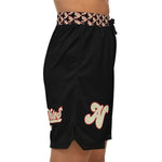 Alota Note$ Garmentry Basketball Rib Shorts (AOP) - DGMGR Black