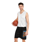 Gotham City Legends Basketball Shorts (AOP)-Black/Royal/Orange