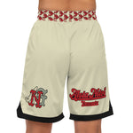 Alota Note$ Garmentry Basketball Rib Shorts (AOP) - DGMGR Oatmeal