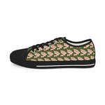 Alota Note$ Garmentry >$ Icon Pattern Men's Low Top Sneakers - DGMGR Hunter