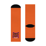 Gotham City Legends Cushioned Crew Socks - Orange/Orange/Purple