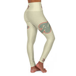 Yoga Leggings - Alota Note$ ANG Fit+ High Waisted Leggings (DGMGR Oatmeal)